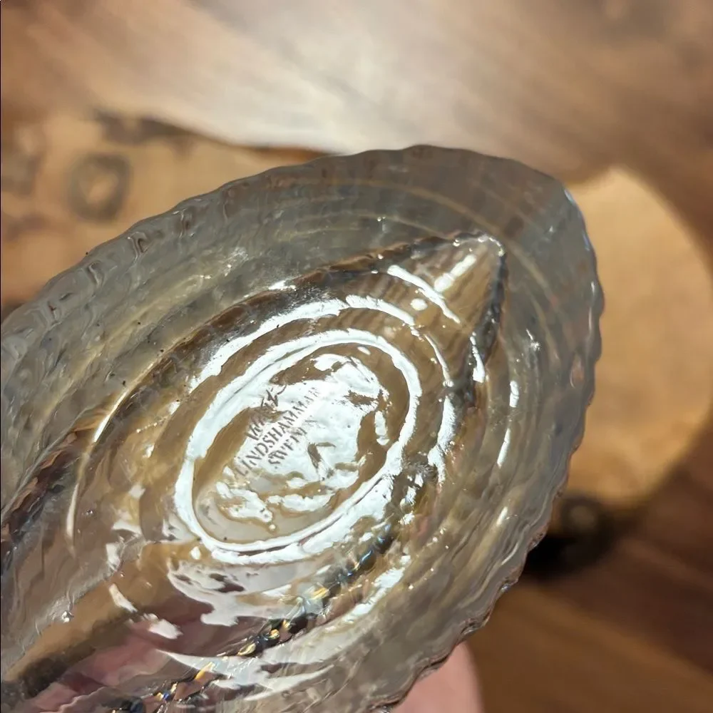 Lindshammar Sweden Glass Vase